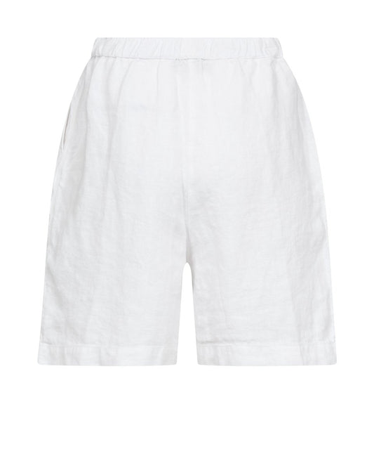 Mos Mosh MMEmmie linen Bermuda Shorts in der Farbe White