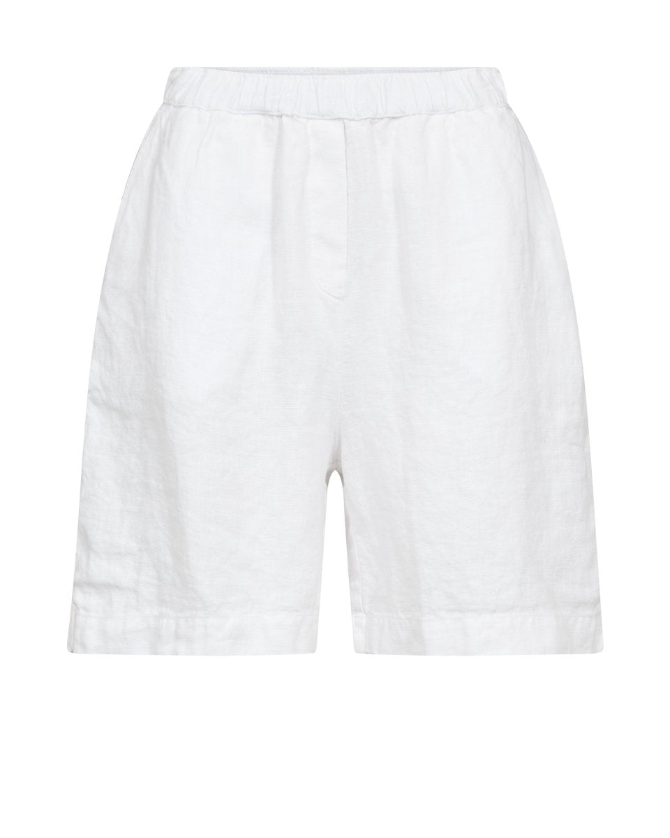 Mos Mosh MMEmmie linen Bermuda Shorts in der Farbe White