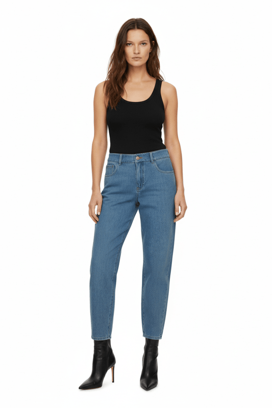 Mos Mosh MMHellen Barrel Jeans in der Farbe Blue