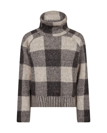 Mos Mosh MMMaija Check Knit in der Farbe Black