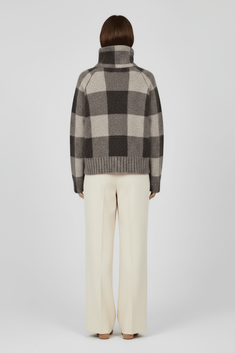 Mos Mosh MMMaija Check Knit in der Farbe Black