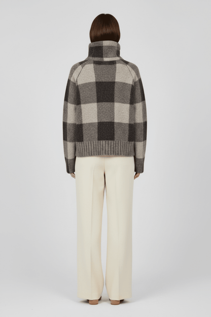 Mos Mosh MMMaija Check Knit in der Farbe Black
