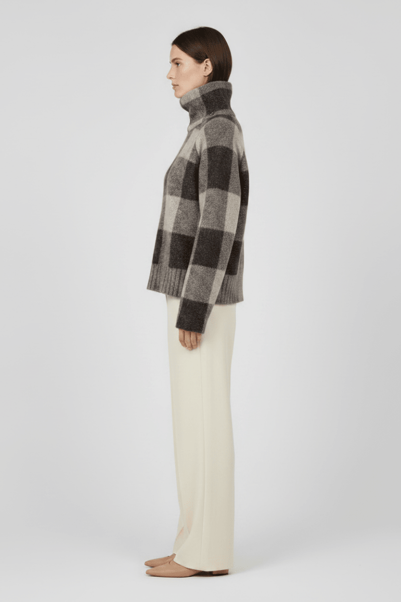 Mos Mosh MMMaija Check Knit in der Farbe Black
