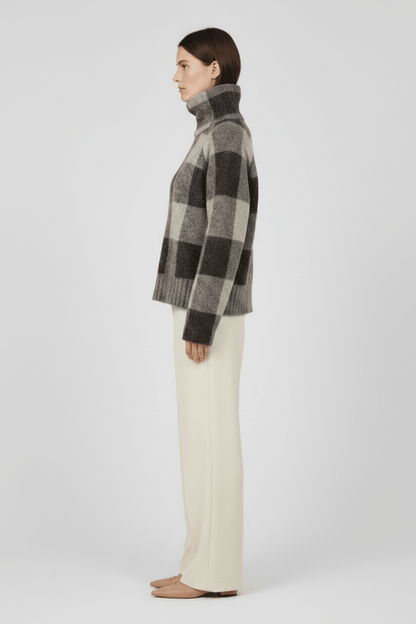 Mos Mosh MMMaija Check Knit in der Farbe Black