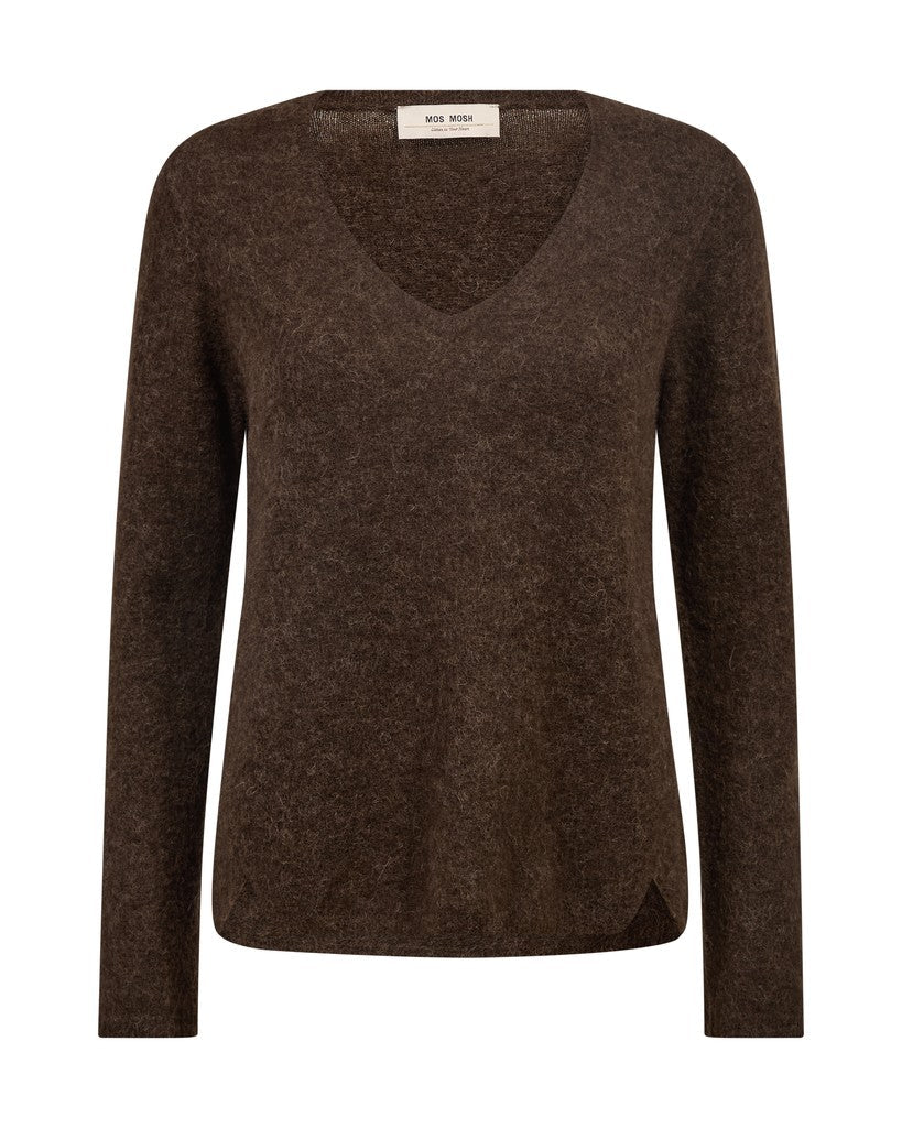 Mos Mosh MMMape Sophia V-Neck Knit in der Farbe Delicioso