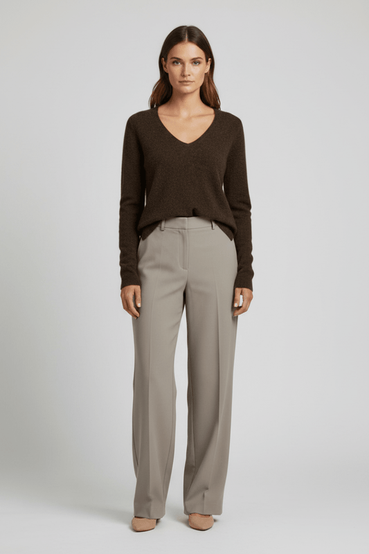 Mos Mosh MMMape Sophia V-Neck Knit in der Farbe Delicioso
