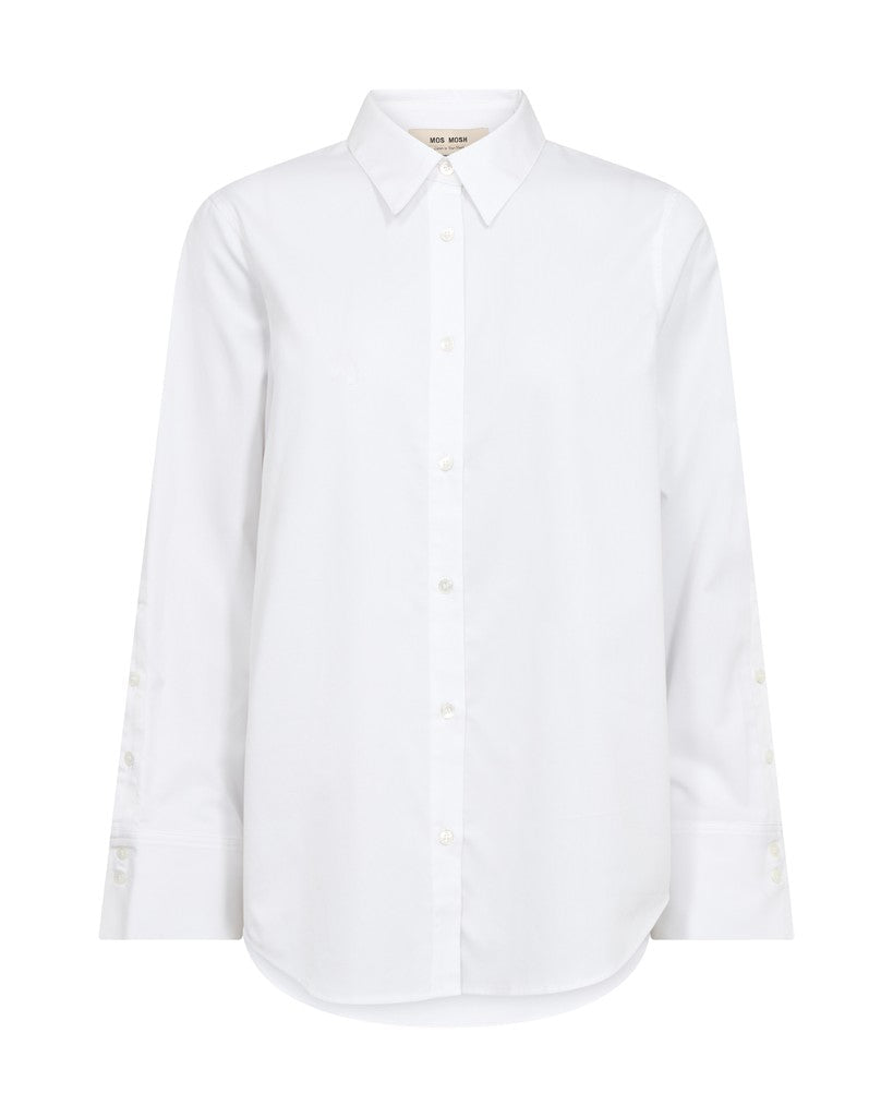 Mos Mosh MMWinola Cotton Twil Shirt in der Farbe White
