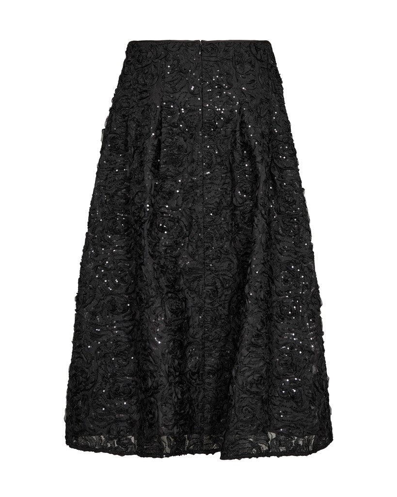 Mos Mosh Reya Paillettenrock in Schwarz
