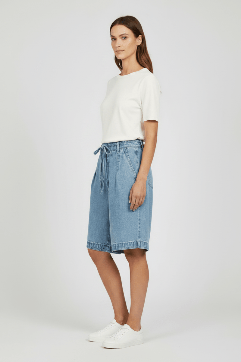 Mos Mosh Shorts MMLeli Denim Shorts Damen Blau