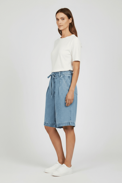 Mos Mosh Shorts MMLeli Denim Shorts Damen Blau