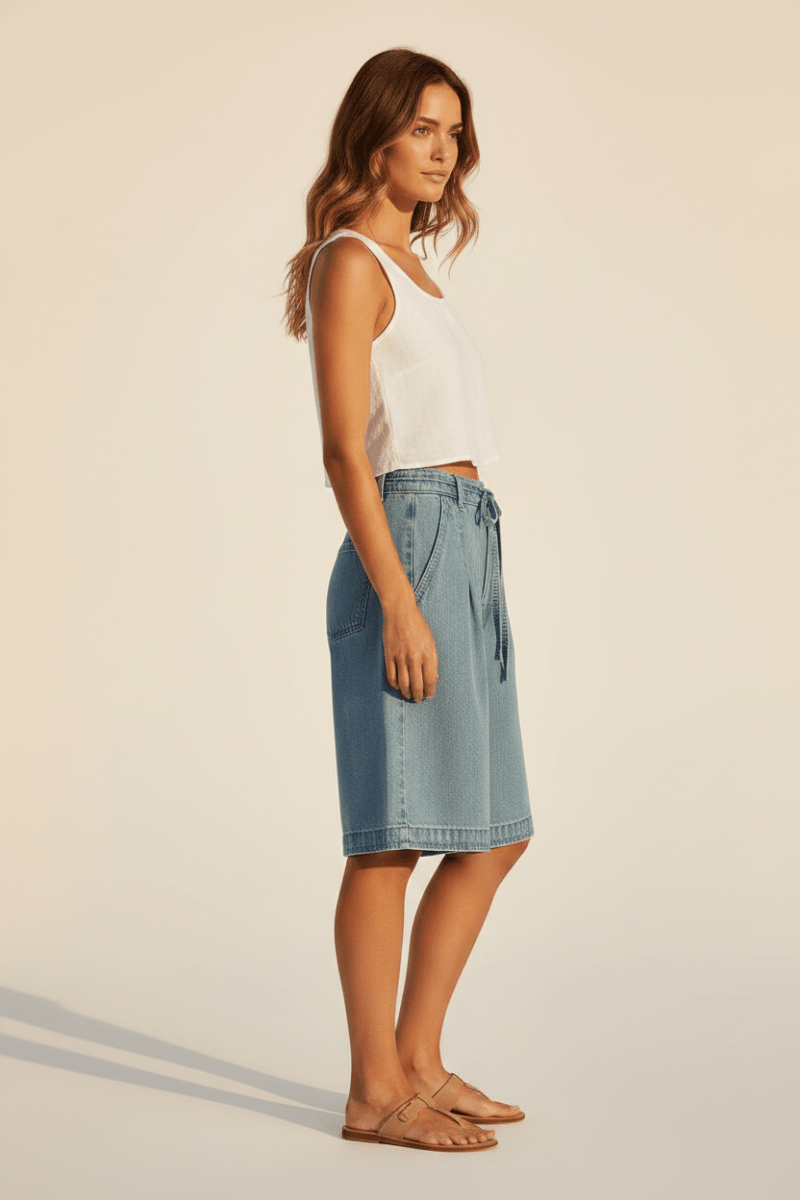 Mos Mosh Shorts MMLeli Denim Shorts Damen Blau