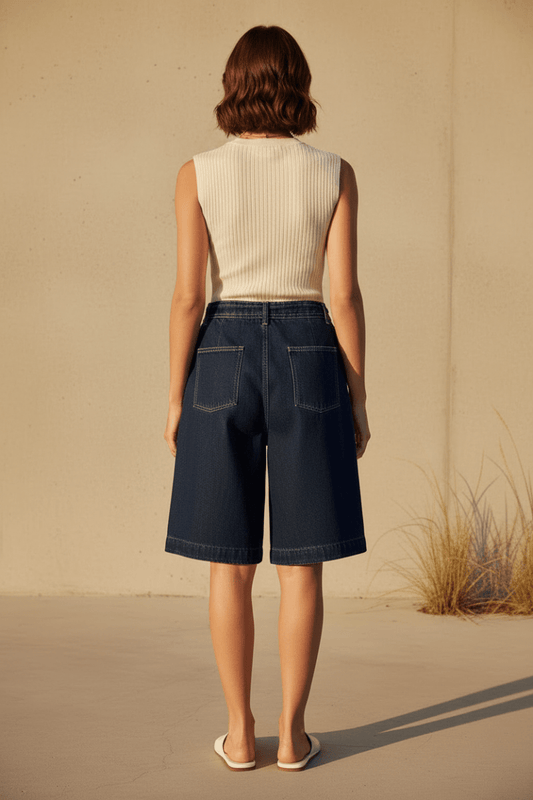 Mos Mosh Shorts MMLeli Denim Shorts Damen Blau