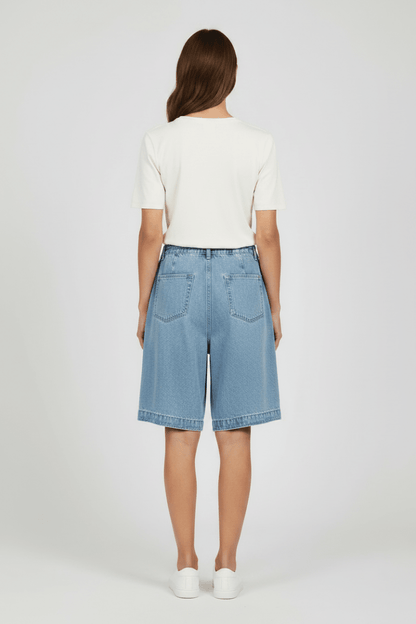 Mos Mosh Shorts MMLeli Denim Shorts Damen Blau