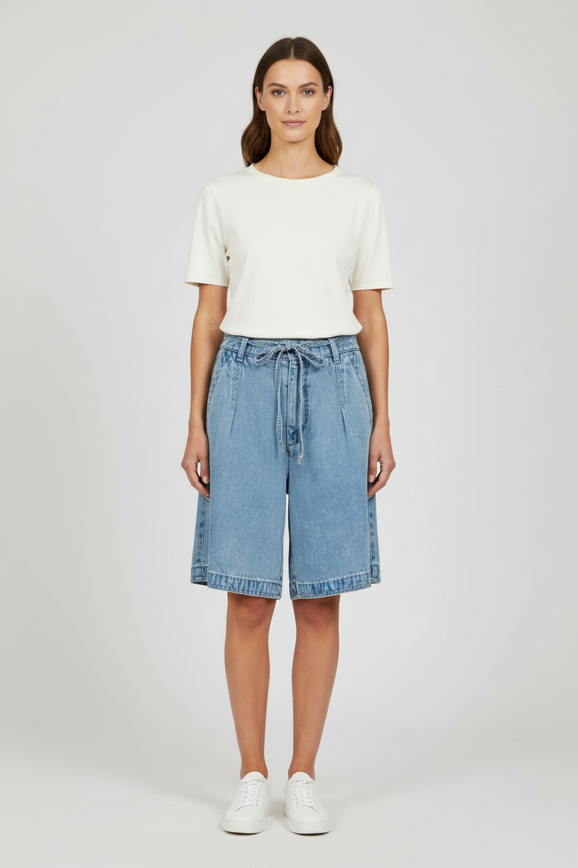 Mos Mosh Shorts MMLeli Denim Shorts Damen Blau