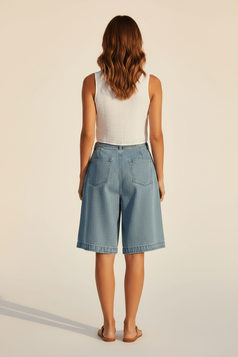 Mos Mosh Shorts MMLeli Denim Shorts Damen Blau