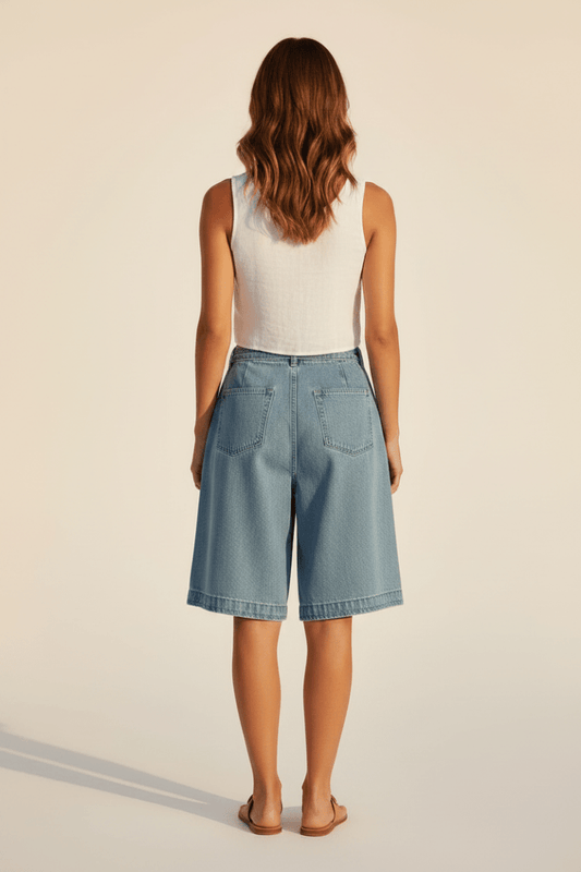 Mos Mosh Shorts MMLeli Denim Shorts Damen Blau