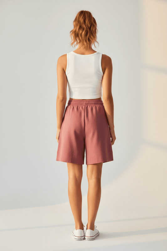Mos Mosh Sweatshorts Faded Rose
