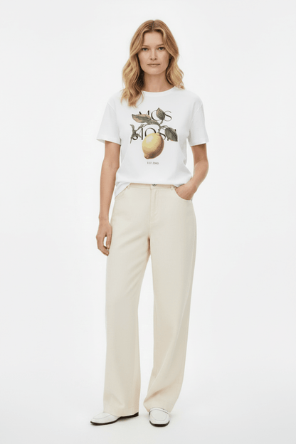 Mos Mosh Tees Fruit O - SS Tee Regular in Weiss