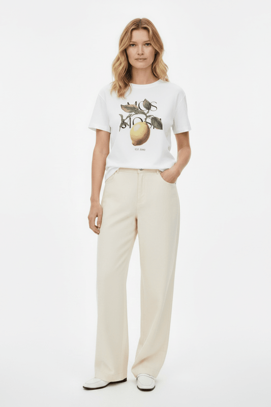 Mos Mosh Tees Fruit O - SS Tee Regular in Weiss
