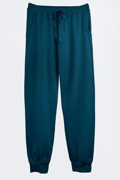 Nina von C. Jogging Pants Damen Océan – Homewear-Hose