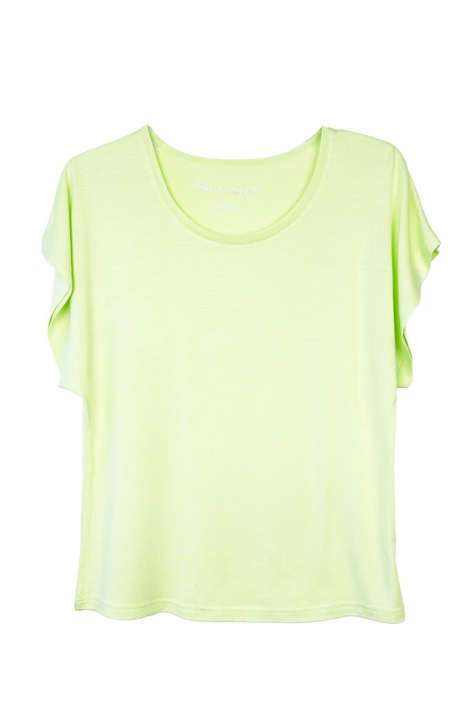 Nina von C Shirt 1/4 Arm in der Farbe Menthe