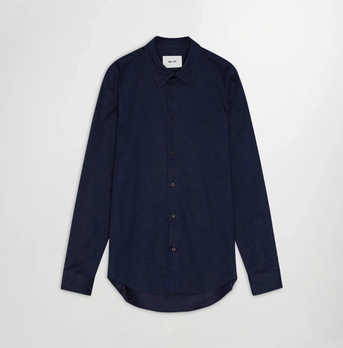 NN. 07 Bio Baumwoll Hemd Elian 5320 in der Farbe Navy Blue