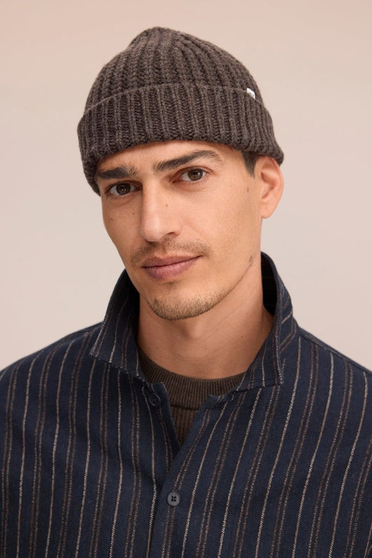 NN. 07 Fisherman Beanie 6650 Dunkeltrüffel