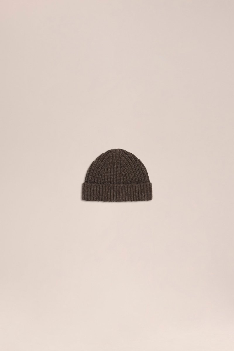NN. 07 Fisherman Beanie 6650 Dunkeltrüffel