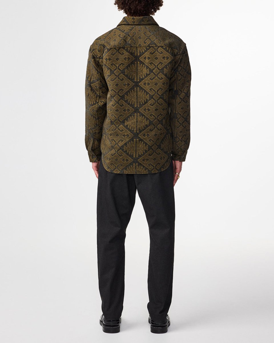 NN. 07 Hemd Adwin 5579 in den Farben Grau/Olive