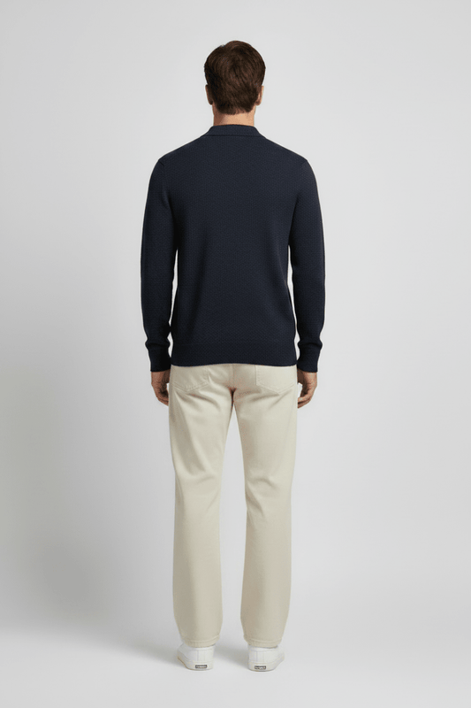 NN. 07 Poloshirt Emerson in der Farbe Marineblau