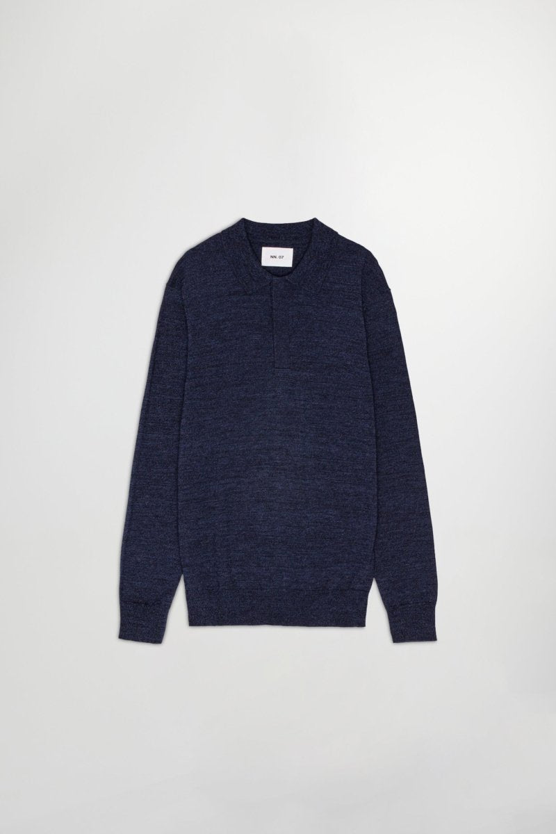 NN. 07 Poloshirt Emerson in der Farbe Marineblau