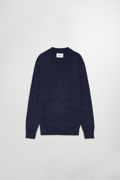 NN. 07 Poloshirt Emerson in der Farbe Marineblau