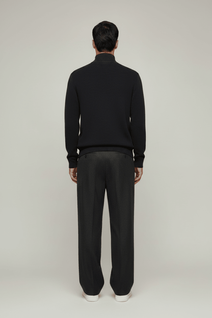 NN. 07 Pullover Danny Half Zip in der Farbe Marineblau
