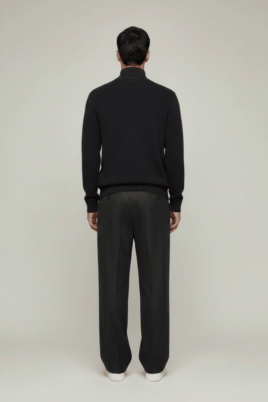 NN. 07 Pullover Danny Half Zip in der Farbe Marineblau