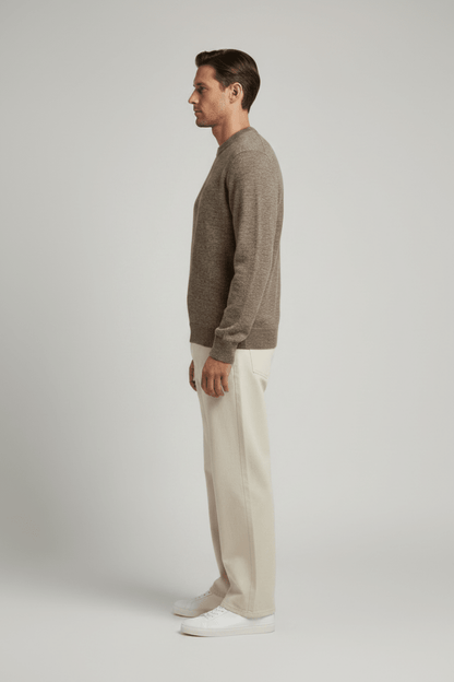 NN. 07 Pullover Gavin Crew in der Farbe Desert Clay