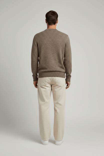 NN. 07 Pullover Gavin Crew in der Farbe Desert Clay