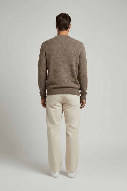 NN. 07 Pullover Gavin Crew in der Farbe Desert Clay