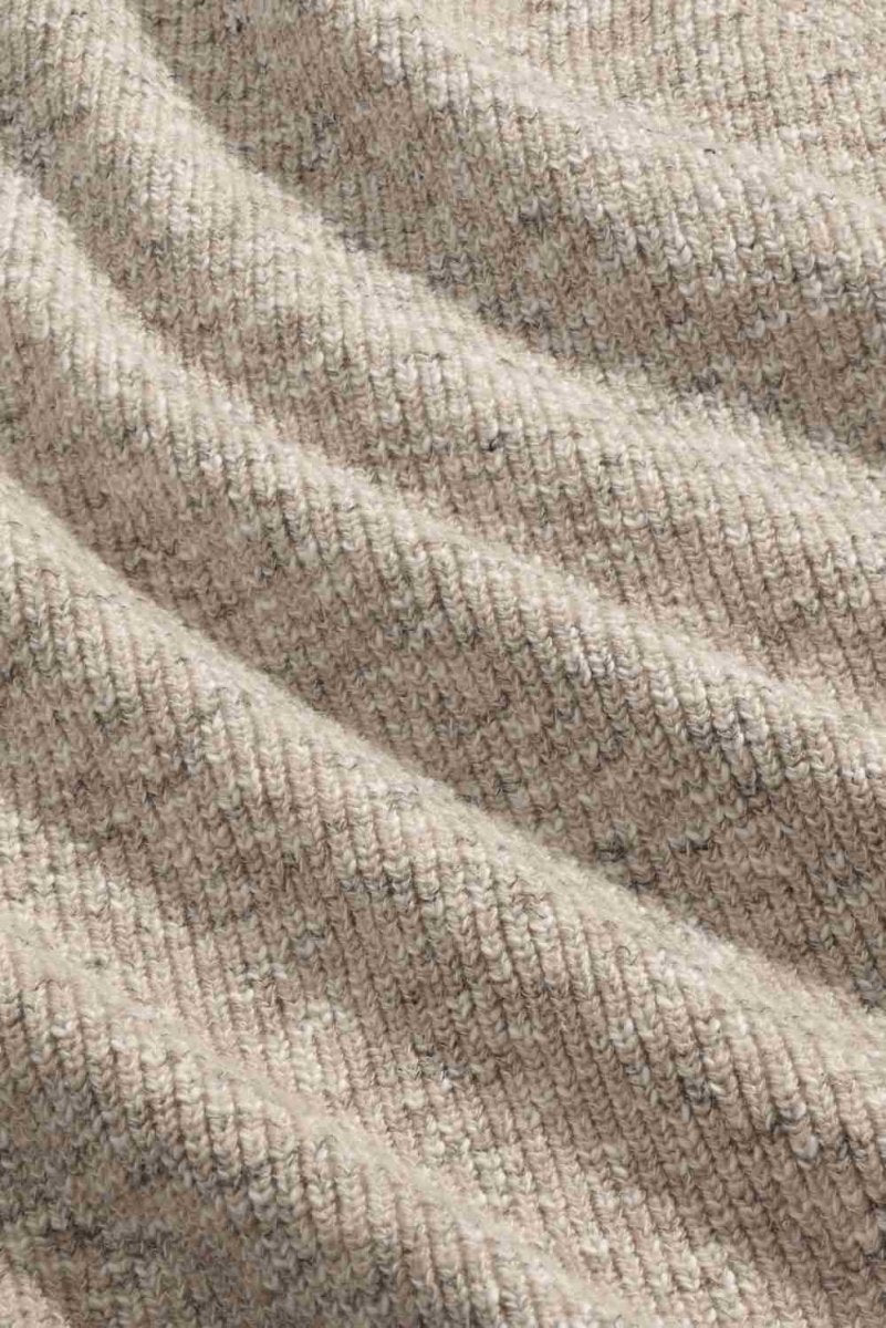 NN. 07 Pullover Jacobo Boucle in der Farbe White Pepper