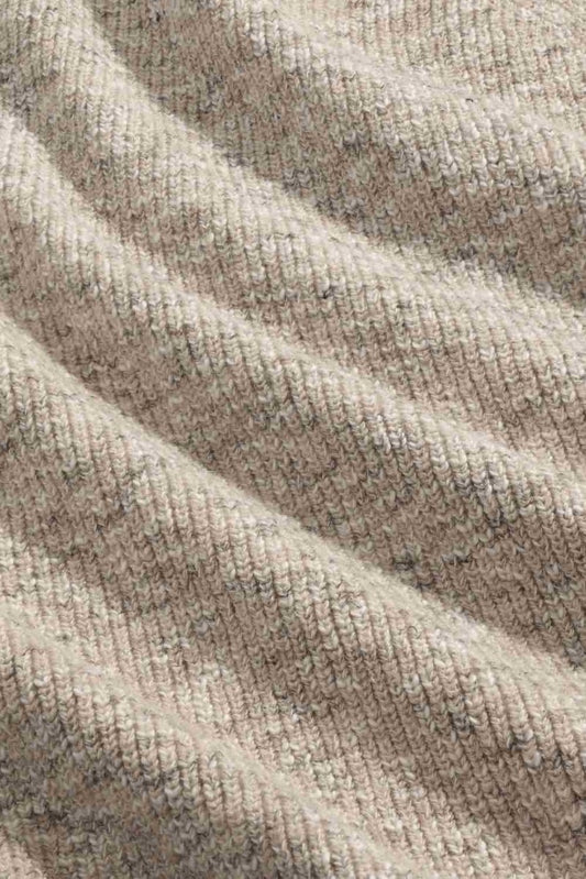 NN. 07 Pullover Jacobo Boucle in der Farbe White Pepper