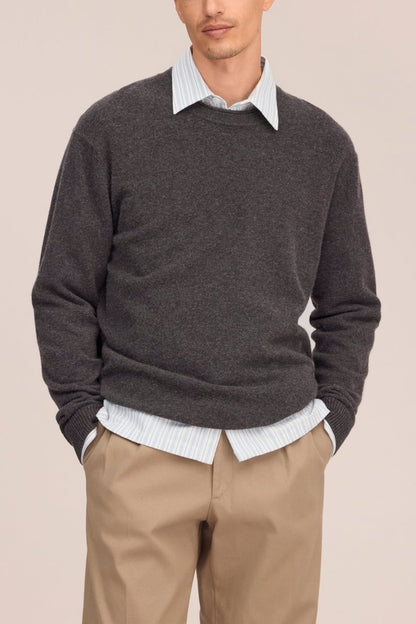 NN. 07 Pullover Sammy in der Farbe Erde Meliert