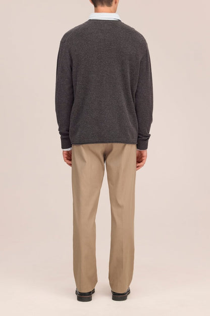 NN. 07 Pullover Sammy in der Farbe Erde Meliert