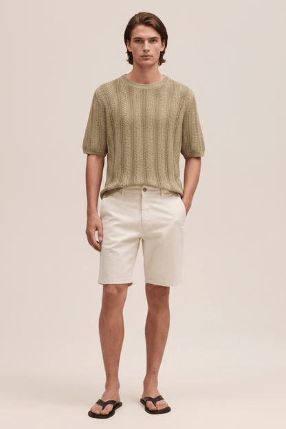 NN07 Aden Shorts 1923 Ivory nan