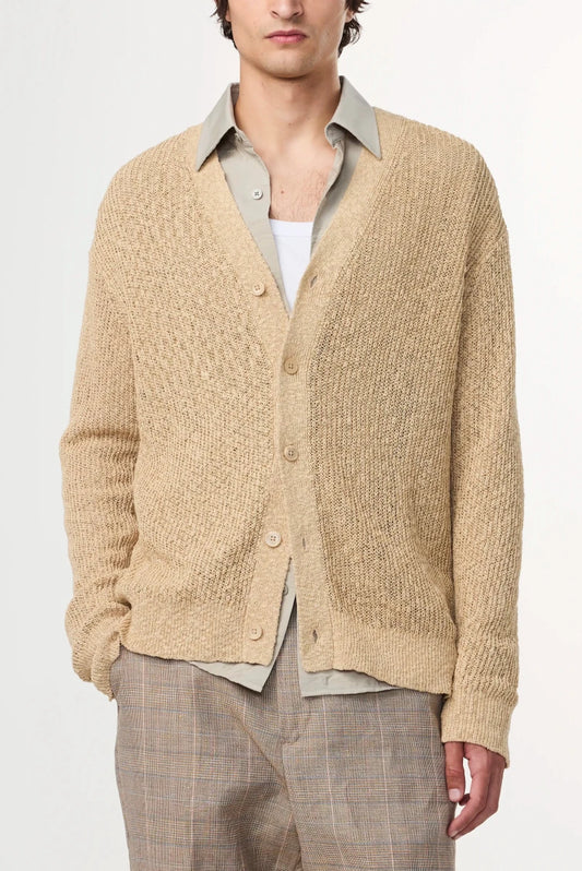 NN.07 Cardigan Dwayne Weisser Pfeffer