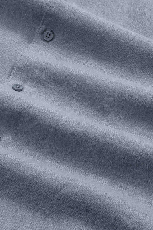 NN07 Enzo Shirt 5708 in der Farbe Stone Blue Regular