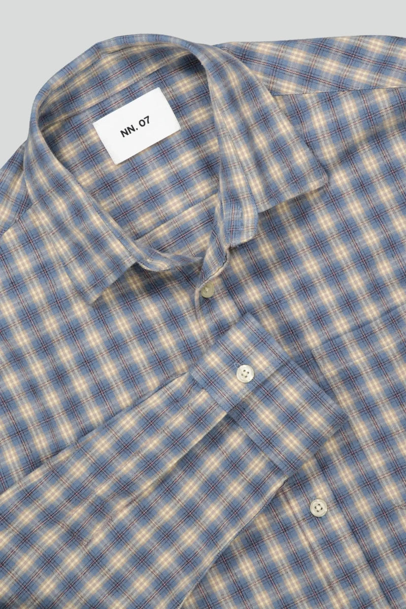NN.07 Hemd Deon in der Farbe Blue Check