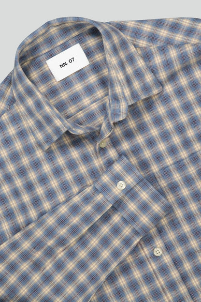 NN.07 Hemd Deon in der Farbe Blue Check