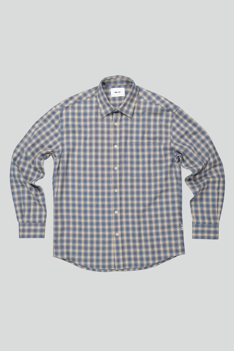 NN.07 Hemd Deon in der Farbe Blue Check
