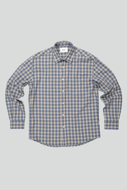 NN.07 Hemd Deon in der Farbe Blue Check