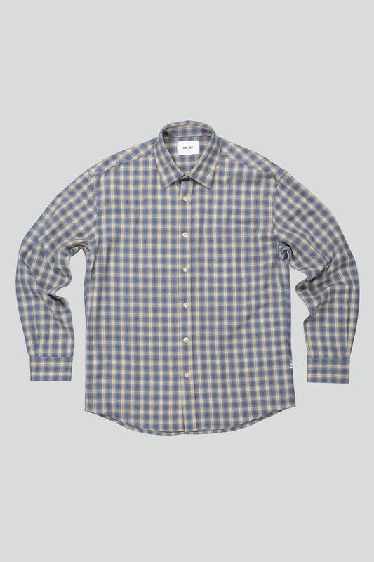 NN.07 Hemd Deon in der Farbe Blue Check