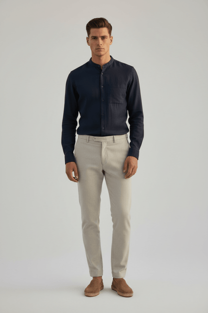 NN.07 Herren Hemd in der Farbe Mitternachtsblau